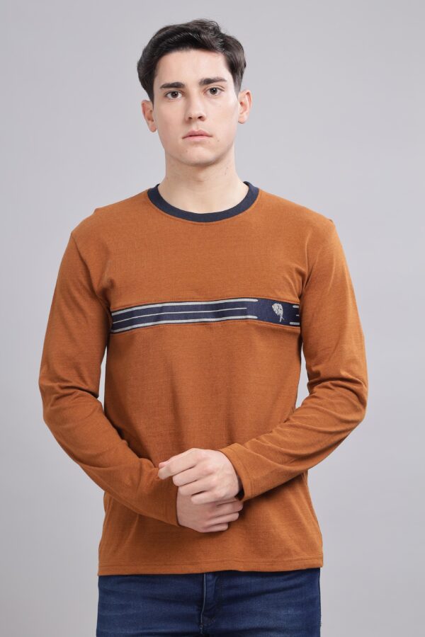FS005 || Mustard || Full Sleeve Round Neck T-Shirt