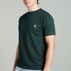 RHSO2||Bottle Green || Round Neck Half Sleeve - CS