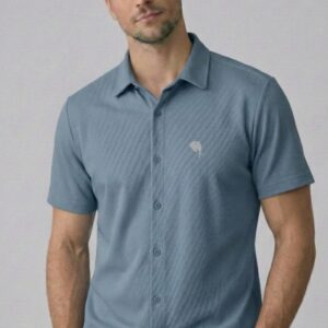 TS 001||Ice Blue|| Half Sleeve Shirt