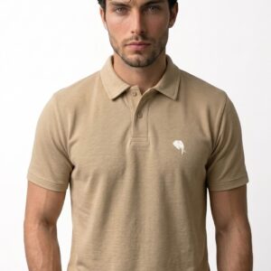 PR3 SS 008-C||BISCUIT|| 100% Cotton T-Shirt