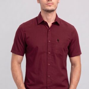 LS 005||MAROON|| Half Sleeve Shirt